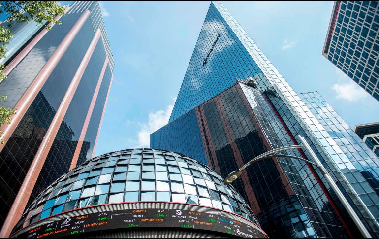 El S&P/BMV IPC se ubica en 43 mil 411.02 unidades. AFP / ARCHIVO
