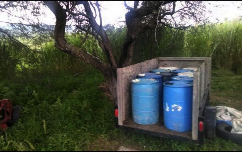 Hidrocarburo y vehículos son puestos a disposición del representante público de la Federación. EL INFORMADOR / ARCHIVO