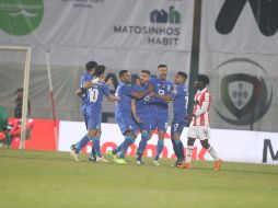 Herrera llega a cuatro anotaciones en todos los torneos con el Porto durante la presente campaña. TWITTER/@FCPorto