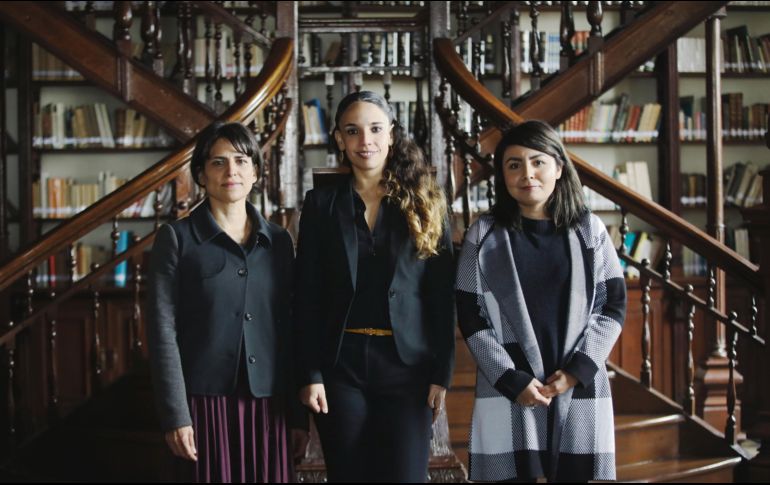 Claudia Reyes, Giovana Jaspersen y Ruth López invitan al primer Foro Enfoques Culturales, donde ofrecerán un diálogo con la comunidad artística. EL INFORMADOR / F. Atilano