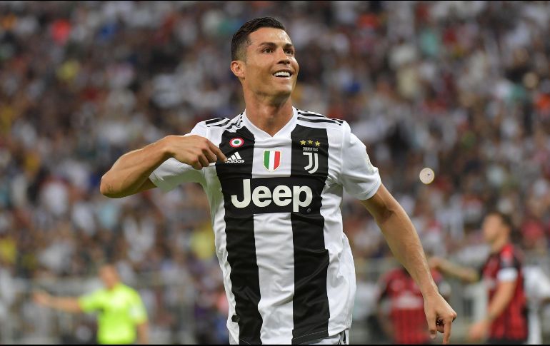 Cristiano celebra tras abrir el marcador al 61'. AFP/G. Cacace