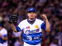 El abridor de los Charros, Orlando Lara, se llevó la victoria en labor de seis entradas en las que permitió cuatro imparables y una carrera. FACEBOOK/CharrosBeisbolOficial