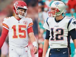 Patrick Mahomes y Tom Brady se enfrentarán este domingo en la Final de la Conferencia Americana. AP