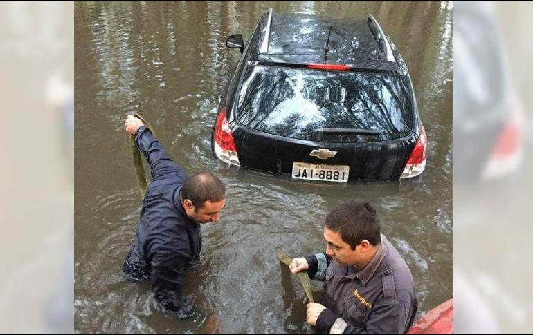 Según explicó el Instituto Uruguayo de Meteorología (Inumet), las mismas se deben a una perturbación atmosférica asociada a masa de aire húmeda. TWITTER/ @Estacion_bcp