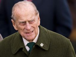 En abril pasado, el esposo de la reina Isabel II de Inglaterra, quien se retiró de la vida pública en agosto de 2017, fue sometido a una exitosa operación de cadera. AFP / ARCHIVO