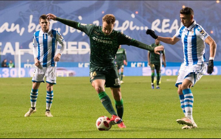 Los dos equipos se tomaron con calma gran parte de la primera mitad. Los goles llegaron a partir del 37'. TWITTER/@RealBetis