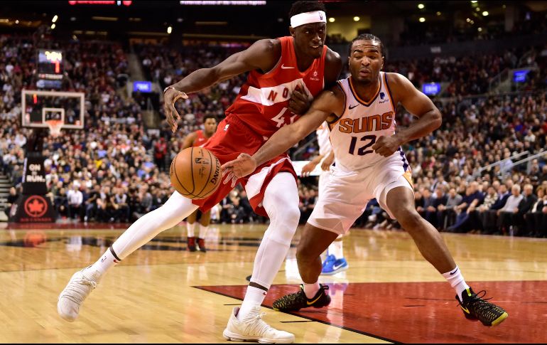 Pascal Siakam anotó la canasta del triunfo en el último segundo. AP / F. Gunn / The Canadian Press