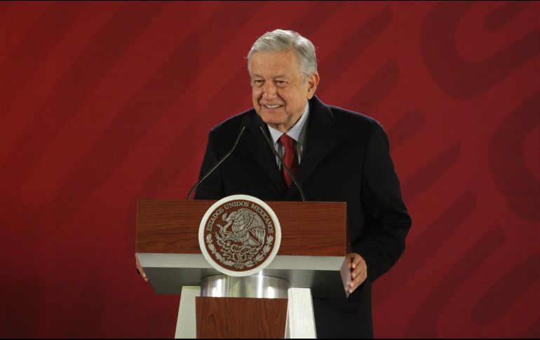 La agenda del nuevo gobierno, explica el Presidente, es combatir la corrupción, crecimiento económico, bienestar para el pueblo, paz y tranquilidad. NTX / O. Ramírez