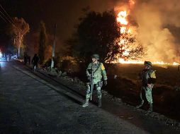 Los lesionados con quemaduras graves serán referidos al Hospital Norte y Sur de la Ciudad de México. AFP / Sedena