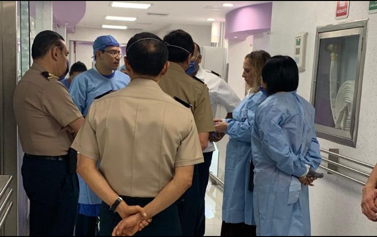 La esposa de Andrés Manuel López Obrador se encuentra donde están algunos de los heridos por la explosión en Tlahuelilpan, Hidalgo, ocurrida la noche del viernes. TWITTER / @CNPC_MX