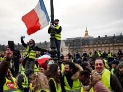  El enfrentamiento se registró cerca de la Plaza de los Inválidos, donde terminó la manifestación, confirmó la policía. EFE/ C. Petit
