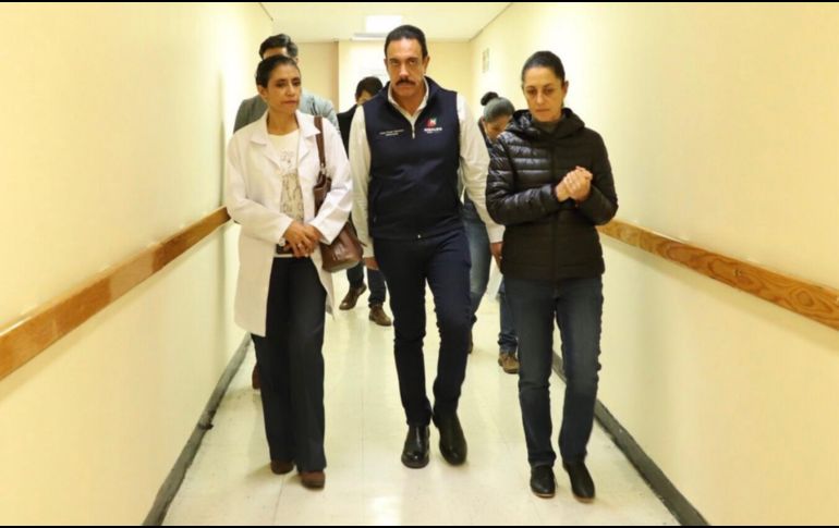 Claudia Sheinbaum subió a sus redes sociales fotografías de esta visita. TWITTER