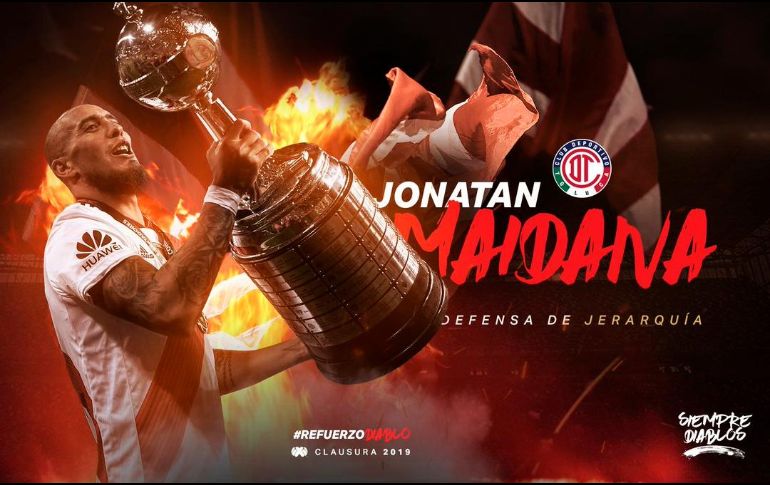 Toda la carrera de Maidana ha transcurrido en Argentina, a excepción de un paréntesis de dos años en Ucrania. TWITTER/@ClubToluca