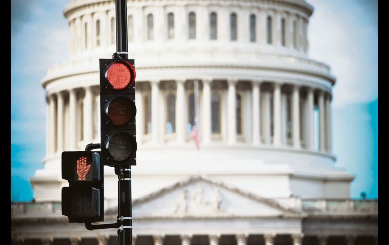 Detenido. El gobierno estadounidense lleva casi un mes parcialmente cerrado, todo un récord para ese país, ante las exigencias de Trump.