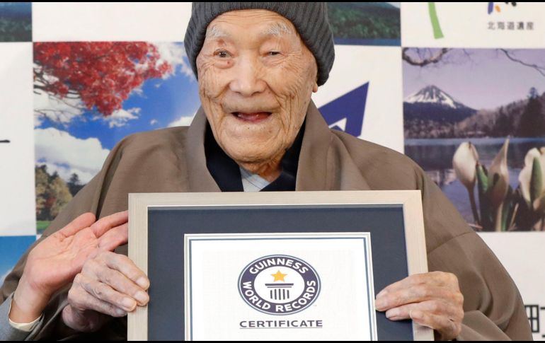 A Masazo Nonaka se le otorgó el record tras el fallecimiento del español Francisco Núñez Olivera. AP