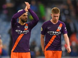 El cuadro citadino logró sus anotaciones por conducto del brasileño Danilo Da Silva, de Raheem Sterling y del alemán Leroy Sané. AFP / P. Ellis