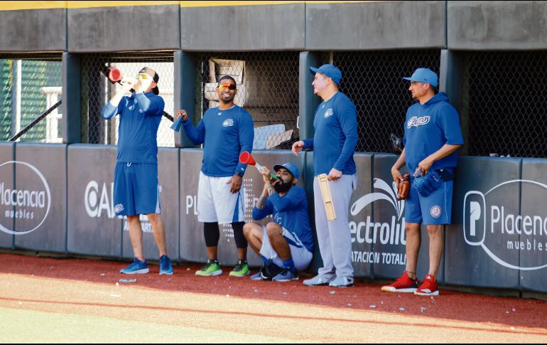El buen ambiente reina al interior de la novena de los Charros de Jalisco, que está en su segunda Final de Liga Mexicana del Pacífico en cinco temporadas. CHARROS DE JALISCO