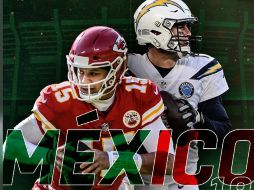 Los Chargers y los Chiefs fueron equipos de Playoffs este año, pero ambos fueron eliminados por los Patriots. TWITTER / @nflmx