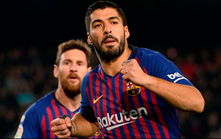 El delantero ha tardado solo 223 partidos en alcanzar esa quinta posición histórica entre los goleadores del club; la clasificación histórica de goleadores del Barcelona la lidera Lionel Messi, con 577 tantos. AFP / J. Lago