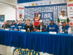 En rueda de prensa previo al primer juego de la Final, se revelaron los uniformes que portará el equipo campeón en la Serie del Caribe. EL INFORMADOR / F. ROMERO