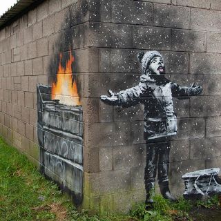 Quieren museo para obra de Banksy