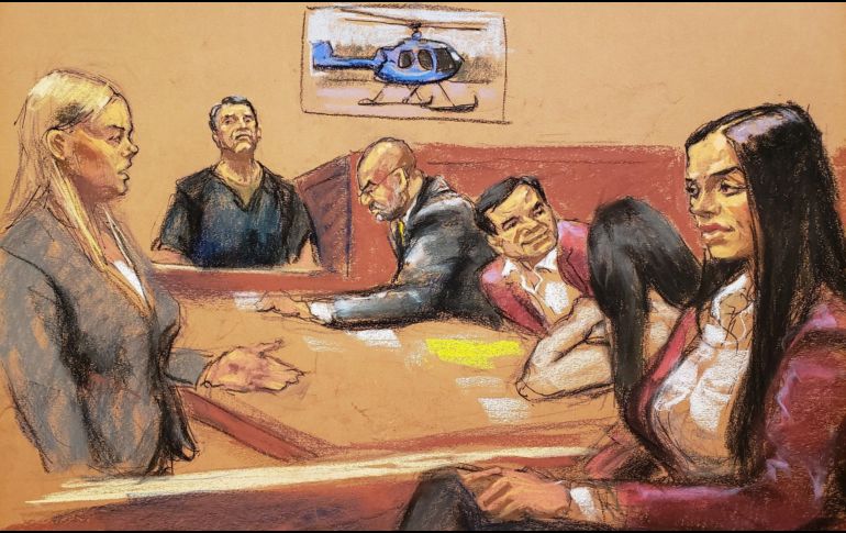 También dijo que él bautizó a una de las gemelas que Guzmán Loera tiene con Emma Coronel. EFE / J. Rosenberg