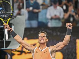 Rafael Nadal sigue demostrando que ha dejado atrás las lesiones y ahora está instalado en la antesala de la Final. AFP