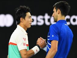 El tenista japonés, Kei Nisahikori, se retiró después de alegar molestias. EFE