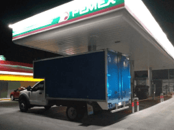 La gasolinera, que recibió su último abastecimiento por parte de Pemex en 2017, se encuentra en la colonia San Andrés. ESPECIAL