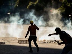 La alta representante comunitaria para la Política Exterior, Federica Mogherini, en una declaración en nombre de los Estados miembros de la Unión. AFP/ F. Parra