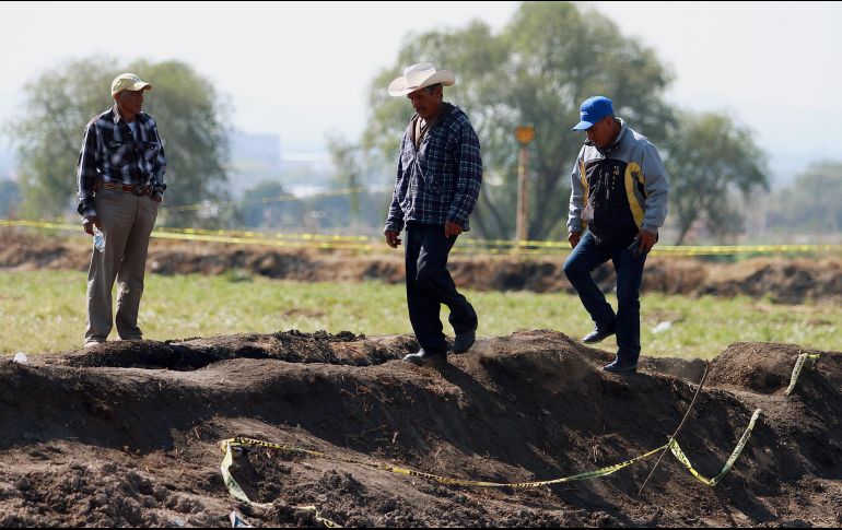 Debido a la magnitud de la explosión, varios cadáveres quedaron totalmente carbonizados. NTX/F. Estrada