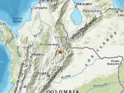 El epicentro del sismo se registró en el municipio de Zapatoca, en Santander. ESPECIAL