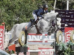 Nicolás Pizarro realiza su recorrido a lomos de “Bárbaro”. EL INFORMADOR / A. Camacho