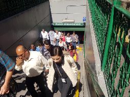 Pese al aumento de pasajeros, el servicio se brinda con el mismo número de vagones. EL INFORMADOR/E. Barrera