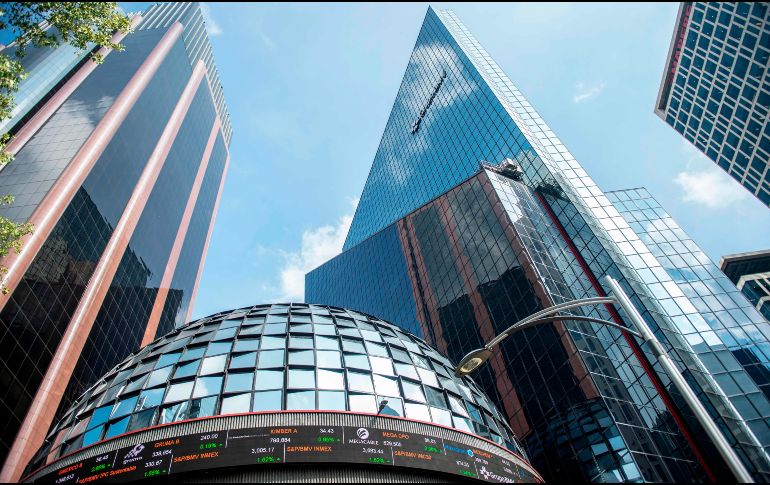 Su principal indicador, el S&P/BMV IPC, se ubica en 43 mil 669.76 unidades. AFP / ARCHIVO