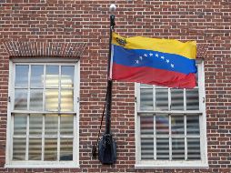 Embajada de Venezuela en los Estados Unidos este jueves en el área de Georgetown, en Washington. EFE/E. Lesser