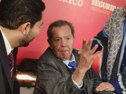 Porfirio Muñoz agradeció la preocupación por su salud, e informó que sigue en el evento. TWITTER/@PMunozLedo