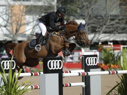 Arturo Navarro y ''Questina'' terminaron el recorrido de desempate en 43.96 segundos, sin faltas. EL INFORMADOR / F. Atilano