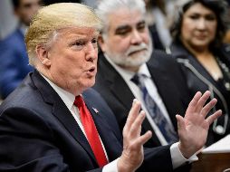 Trump se ha mostrado además optimista de que se logren los recursos para su proyecto fronterizo. AFP/B. Smialowski