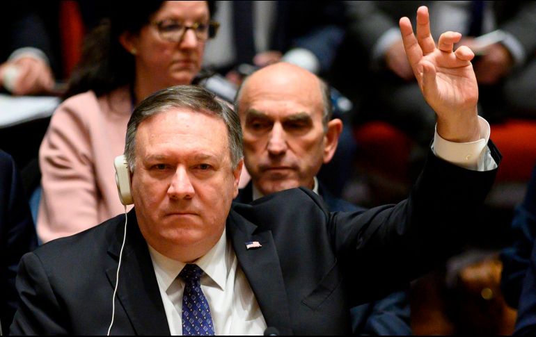 El funcionario hizo una invitación a las naciones para que  se aseguren de desconectar sus sistemas financieros del régimen de Maduro. AFP/ J. Eisele