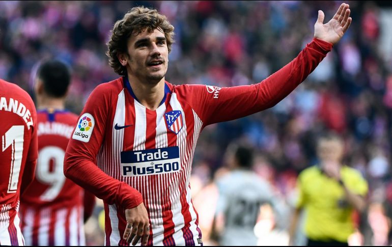 El 1-0 llegó al minuto 27, cortesía del francés Antoine Griezmann, quien definió de izquierda al poste más lejano del arquero rival tras un pase de Thomas Partey. AFP / O. Del Pozo
