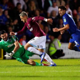 Con "Chicharito", West Ham es eliminado de la FA Cup