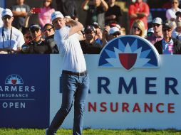 Justin Rose tiene una ventaja de tres golpes sobre Adam Scott, de cara a la última ronda del Farmers Insurance Open. AFP / D. Miralle