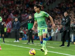 Lainez ya había participado como suplente en dos partidos del Betis. TWITTER/@RealBetis