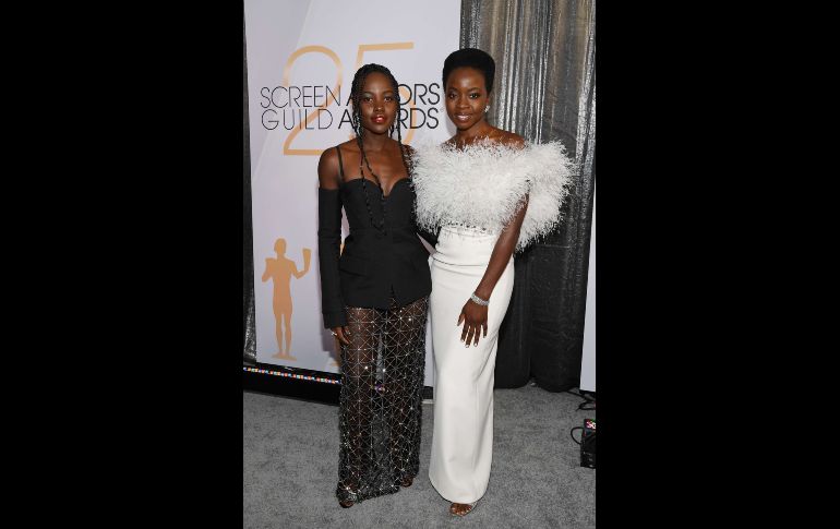 Lupita Nyong'o y Danai Gurira.