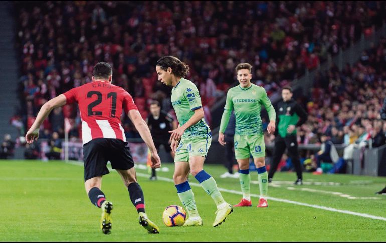 Tanto Guardado y Laínez tuvieron antividad, el primero fue el cambio del segundo al minuto 75. @REALBETIS