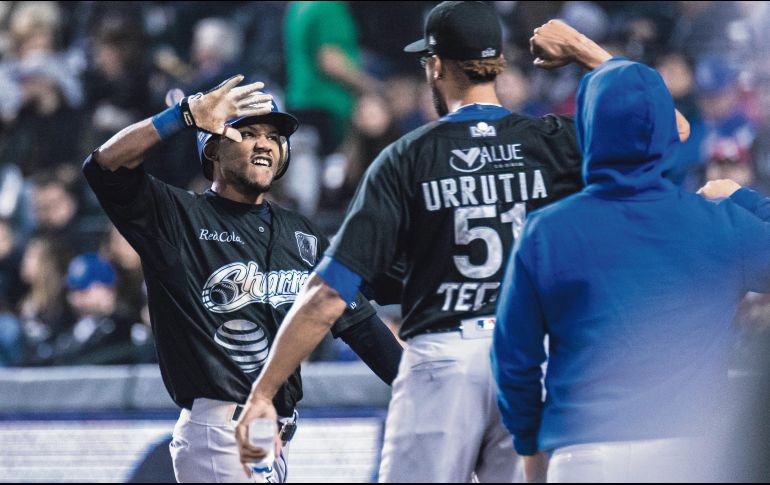 Alonzo Harris, quien llegó como refuerzo esta Postemporada, ha sido uno de los bateadores más efectivos de los Charros en esta Final. CHARROS DE JALISCO