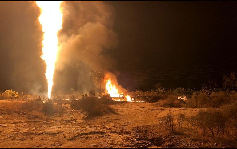 La explosión ocurre en el municipio de San Agustín Tlaxiaca, Hidalgo. TWITTER / @SSP_Hidalgo