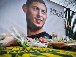 En Francia se realizaron varios homenajes a Emiliano Sala tras el anuncio de su muerte. AFP/ARCHIVO