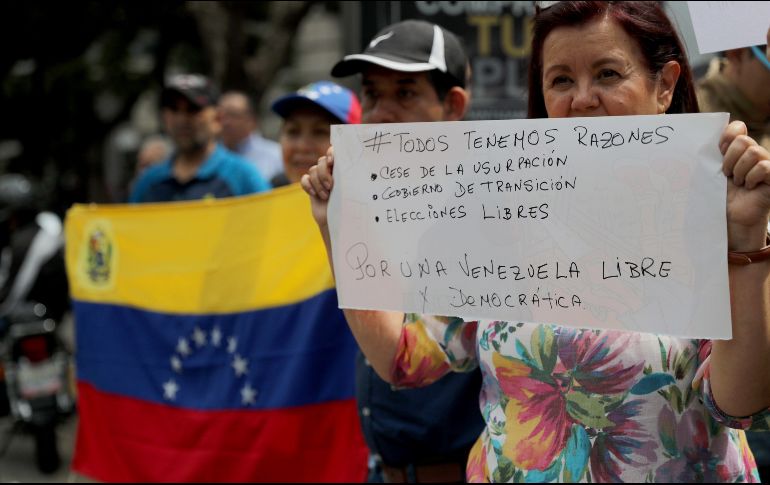 El sábado pasado España, Francia, Alemania, el Reino Unido, Holanda y Portugal instaron a Maduro a organizar nuevos comicios en un plazo de ocho días o de lo contrario reconocerán a Guaidó. EFE / M. Gutiérrez